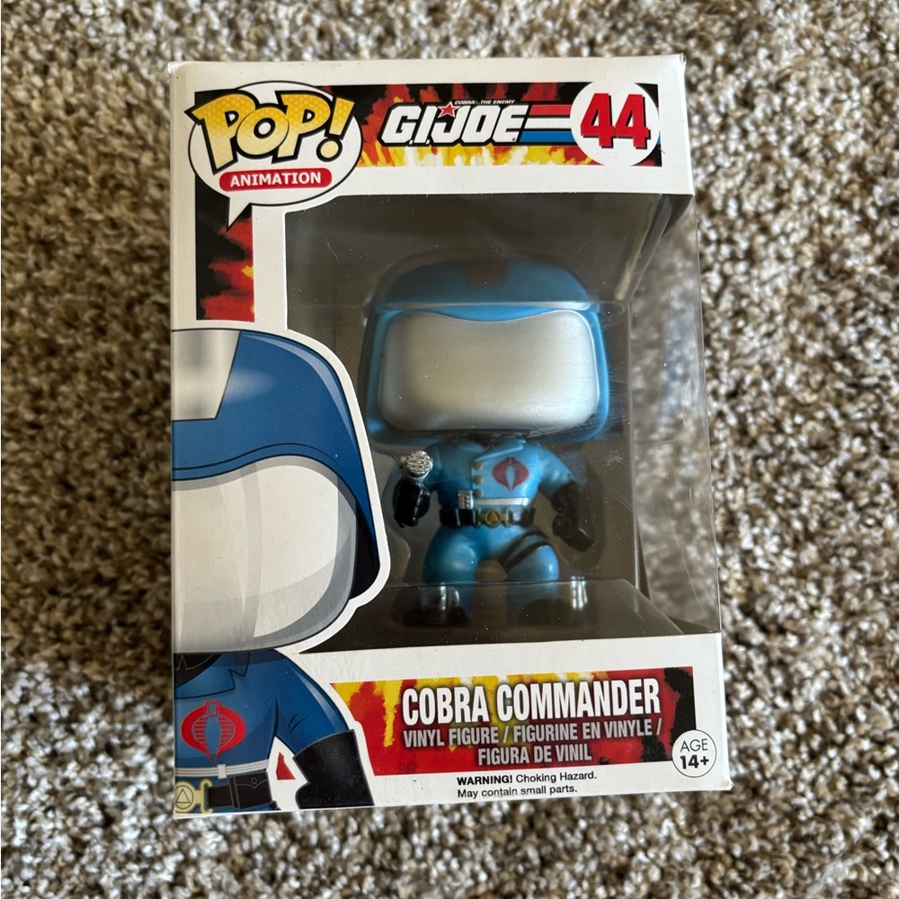 Funko Pop! Animation G.I. Joe Cobra Commander - Blue and Silver